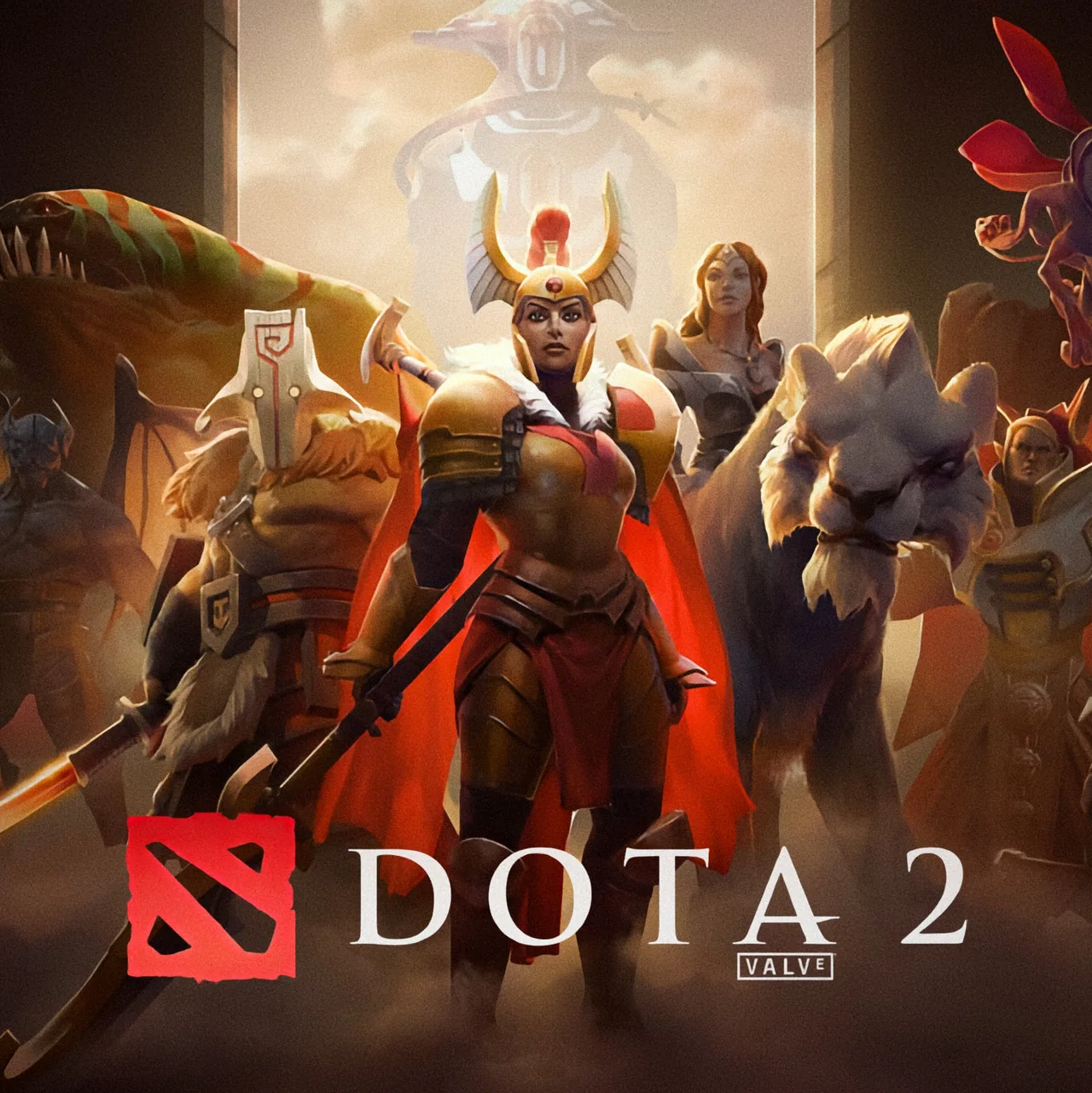 Dota 2 key art from IGN