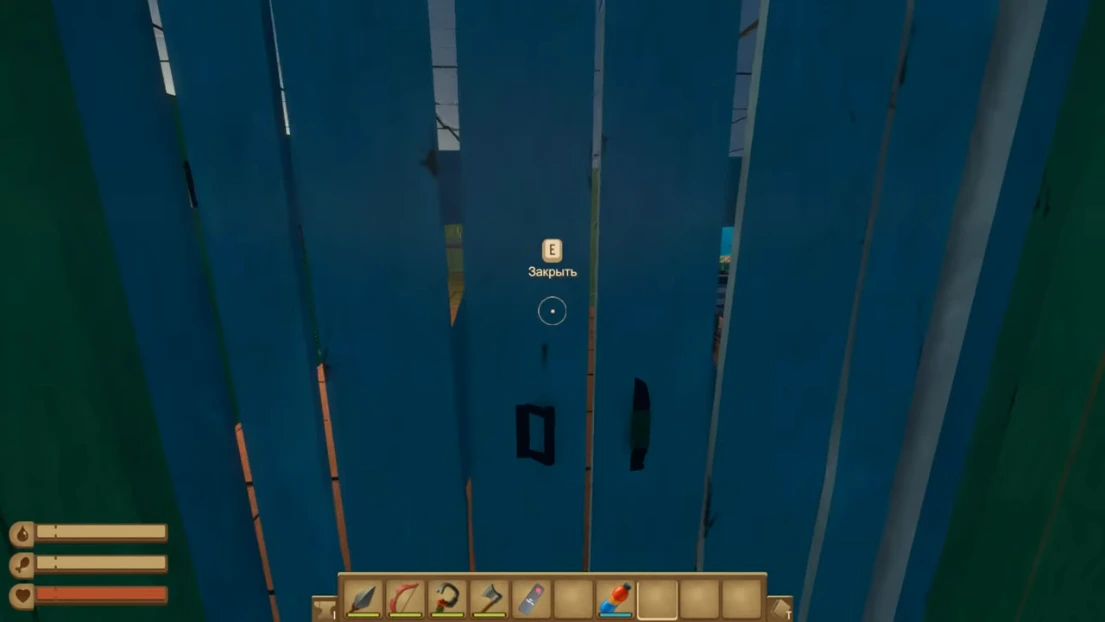 Raft base gate and building configuration